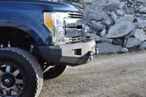 Ford F-250 Front Bumper - DV8 Offroad - FBFF2-03 - Sand texture black - `17-`20 Ford F-250 Front Bumper - DV8 Offroad - FBFF2-03 - Sand texture black - `17-`20